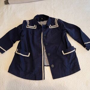 "GIRLS" HBO TV Show - H&M - Blue Jacket - Size 16 - Used/Good Condition